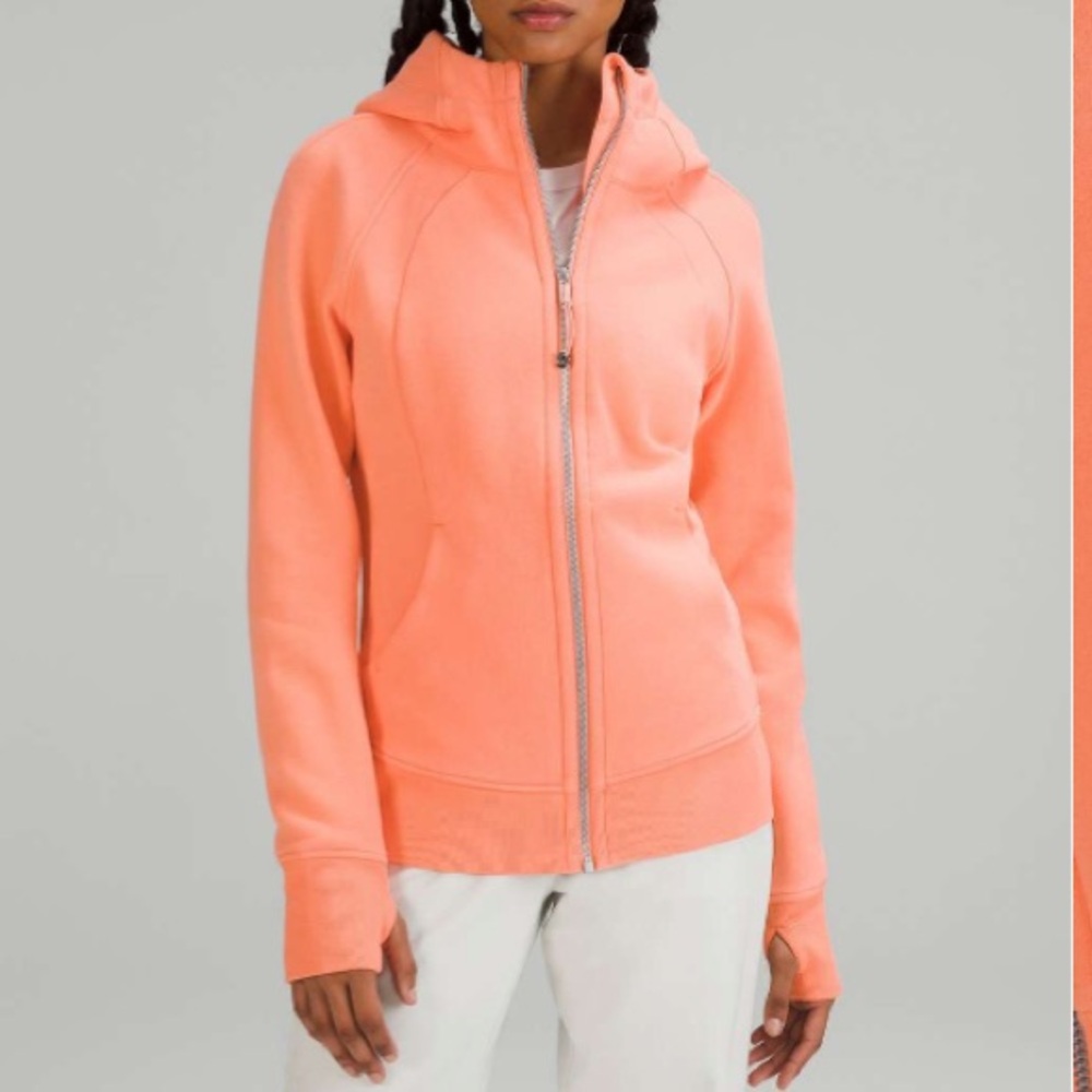 Lululemon Scuba Full-Zip Hoodie
Sunny Coral